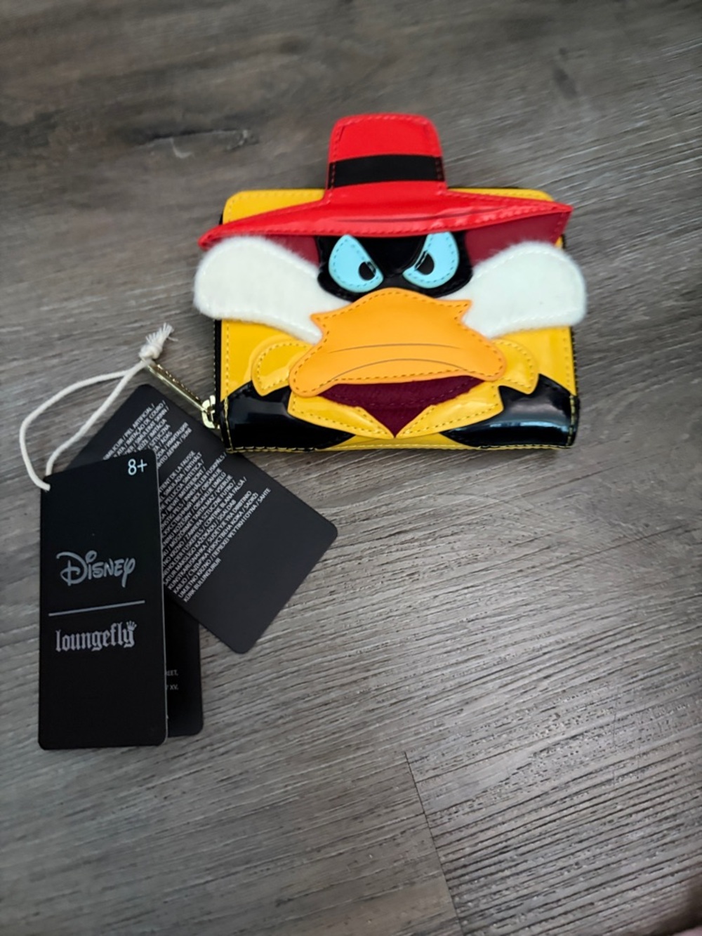 Loungefly Black Retail Hang Tag with White Print